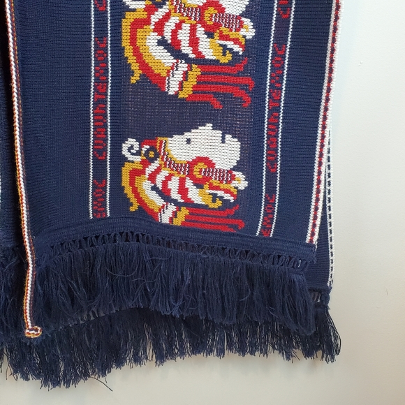 Cuauhtemoc Aztec Poncho Shrug Fringe OSFM Woven Knit Acrylic Tie Front Beautiful - Picture 3 of 11